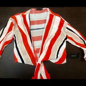 Zara wrap top- new with tags